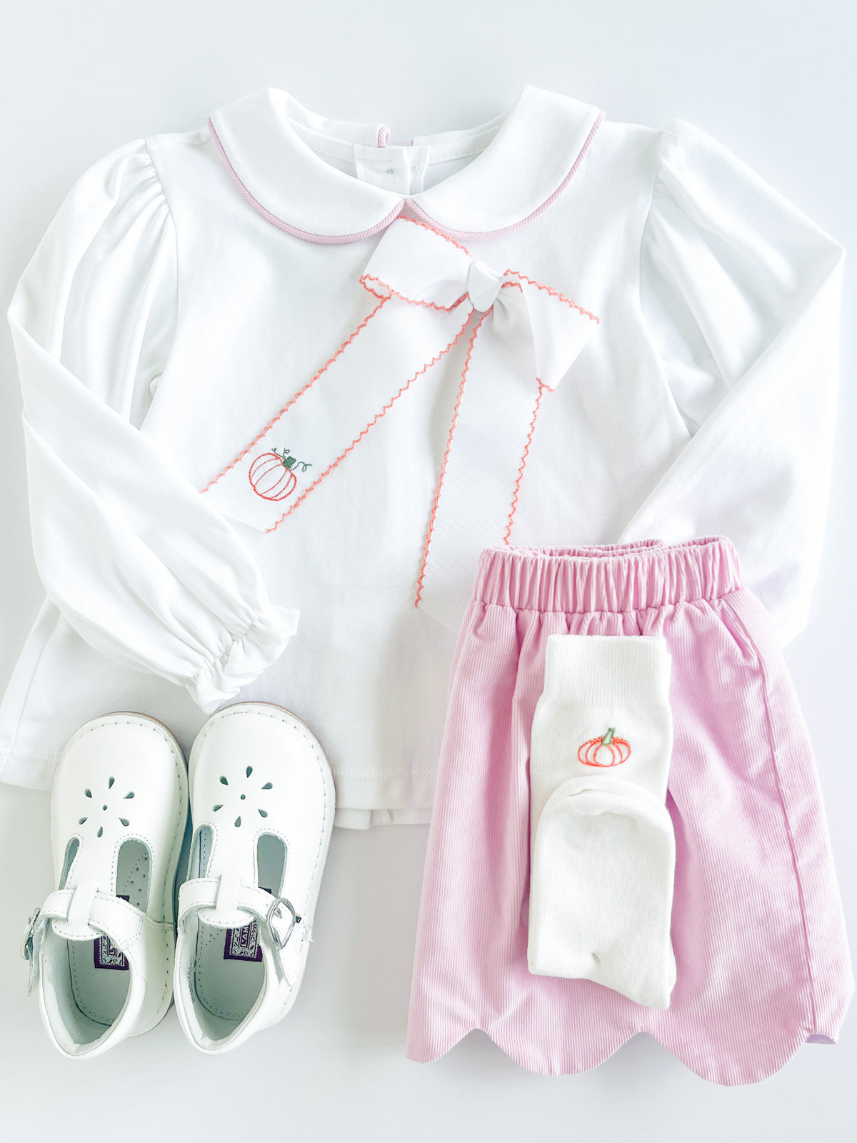 Better Together Blouse Long Sleeve - Legacy White, Princeton Pink Corduroy