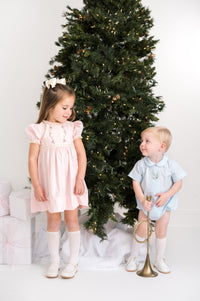 Elizabeth Dress - Blessings Pink, Holly