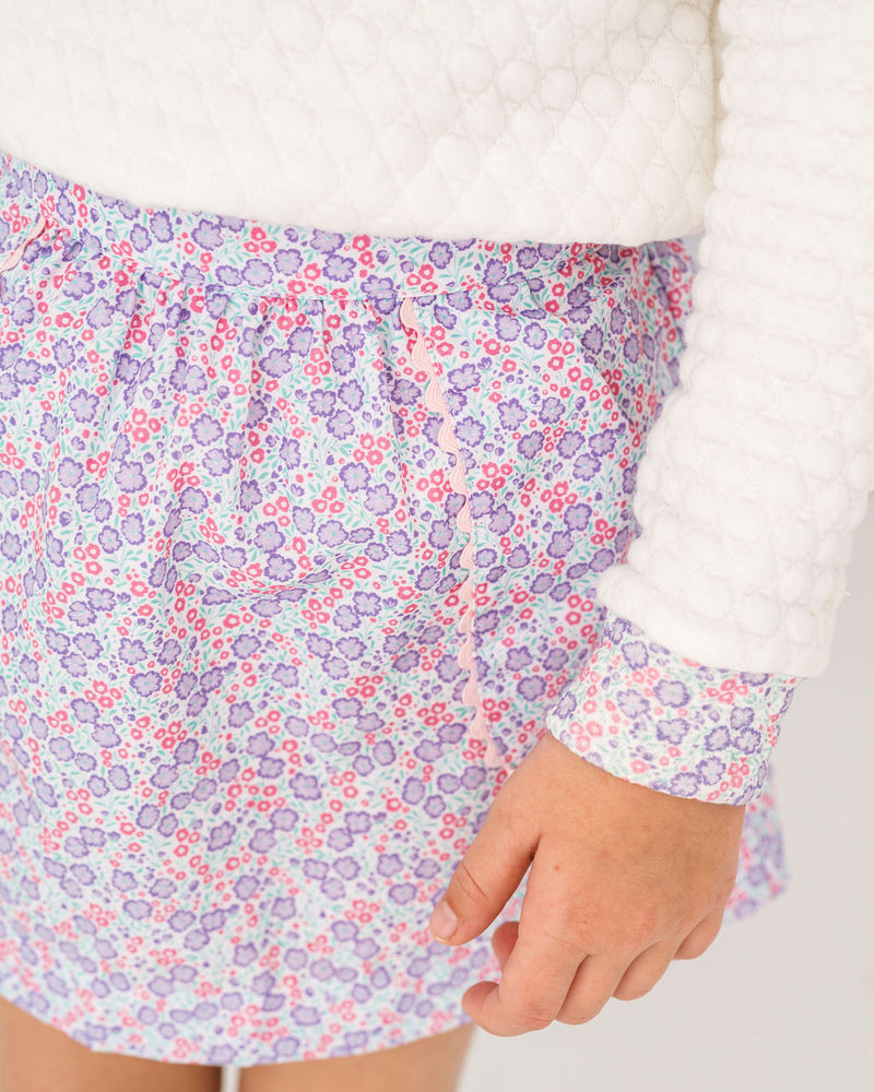 Isabella Skirt - Sweet Pea Floral