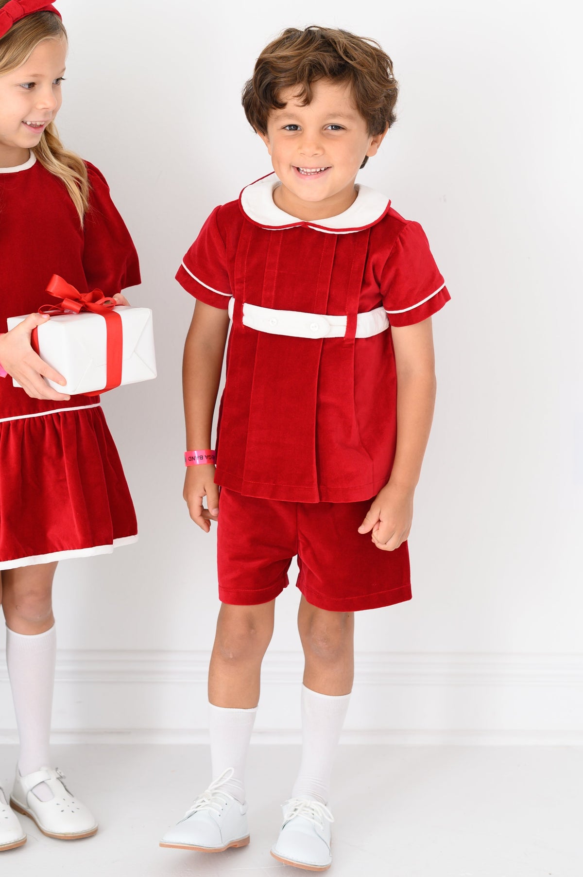 Benton Short Set - Ruby Red Velvet