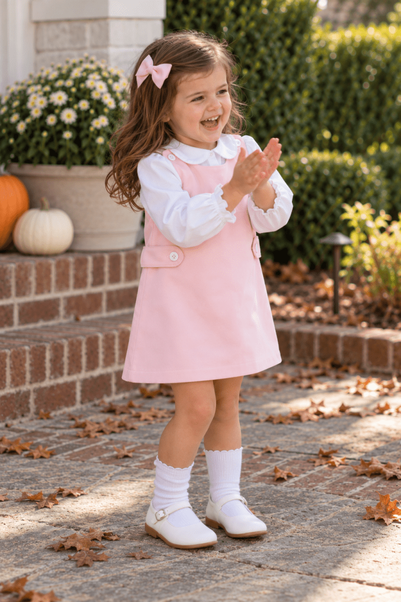 Jillian Jumper - Pensacola Pink Knit - Classic Dresses | Lullaby Set