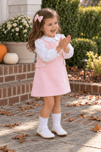 Jillian Jumper - Pensacola Pink Knit - Classic Dresses | Lullaby Set