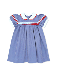 Kendall Dress - Riley Royal Minigingham