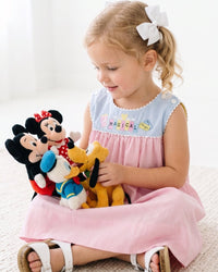 Charming Dress - Light Pink, Yellow, Light Blue Minigingham Color Block - Classic Dresses | Lullaby Set