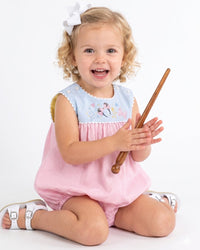 Charming Bubble - Light Pink, Yellow, Blue Minigingham Color Block - Classic Bubbles | Lullaby Set