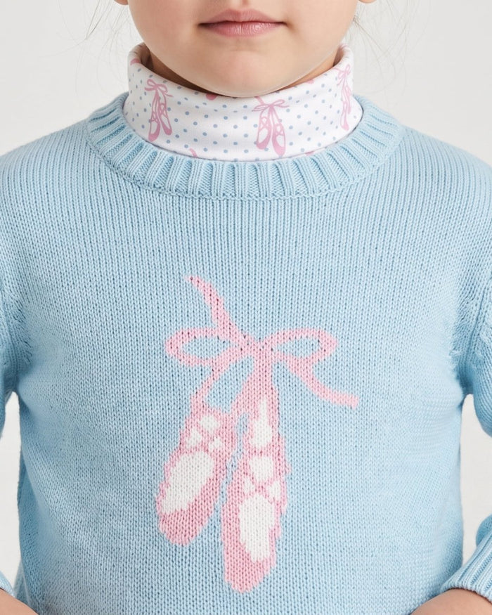 Cozy Up Sweater - Bluffton Blue, Ballet Slipper - Classic Sweaters | Lullaby Set