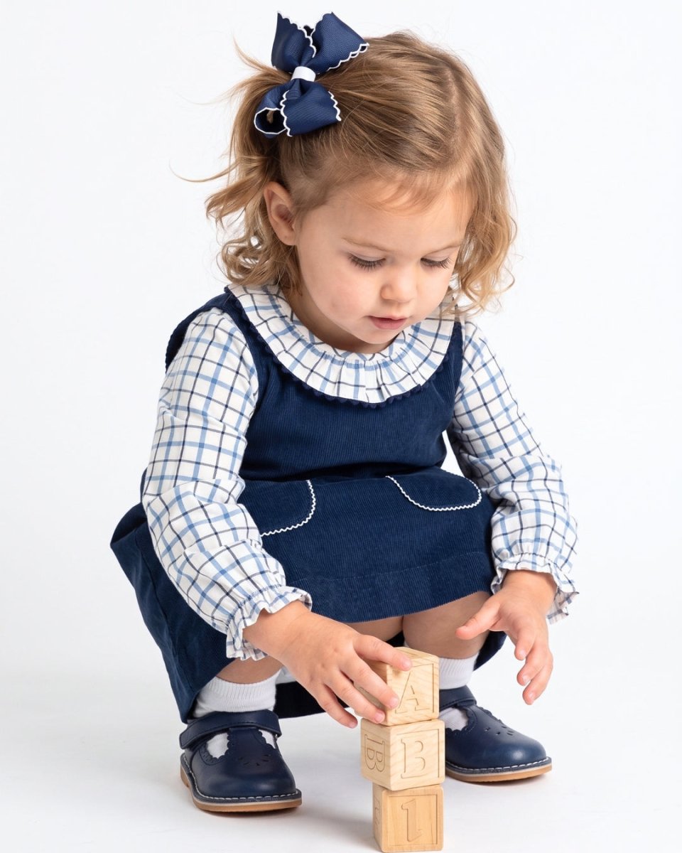 Shelby Jumper - Princeton Navy Corduroy - Classic Dresses | Lullaby Set