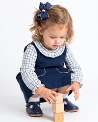 Shelby Jumper - Princeton Navy Corduroy - Classic Dresses | Lullaby Set