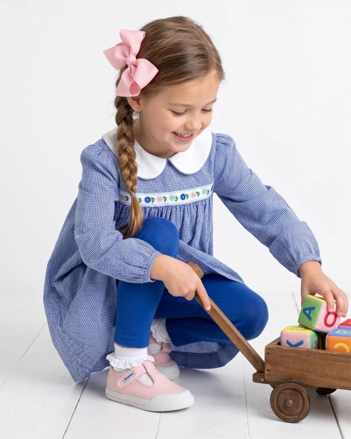 Layla Legging Set - River Royal Minigingham, Flowers - Classic Sets | Lullaby Set