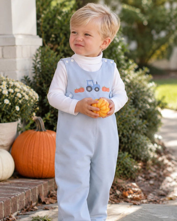 Louisiana Longall - Bluffton Blue Knit - Classic Rompers | Lullaby Set