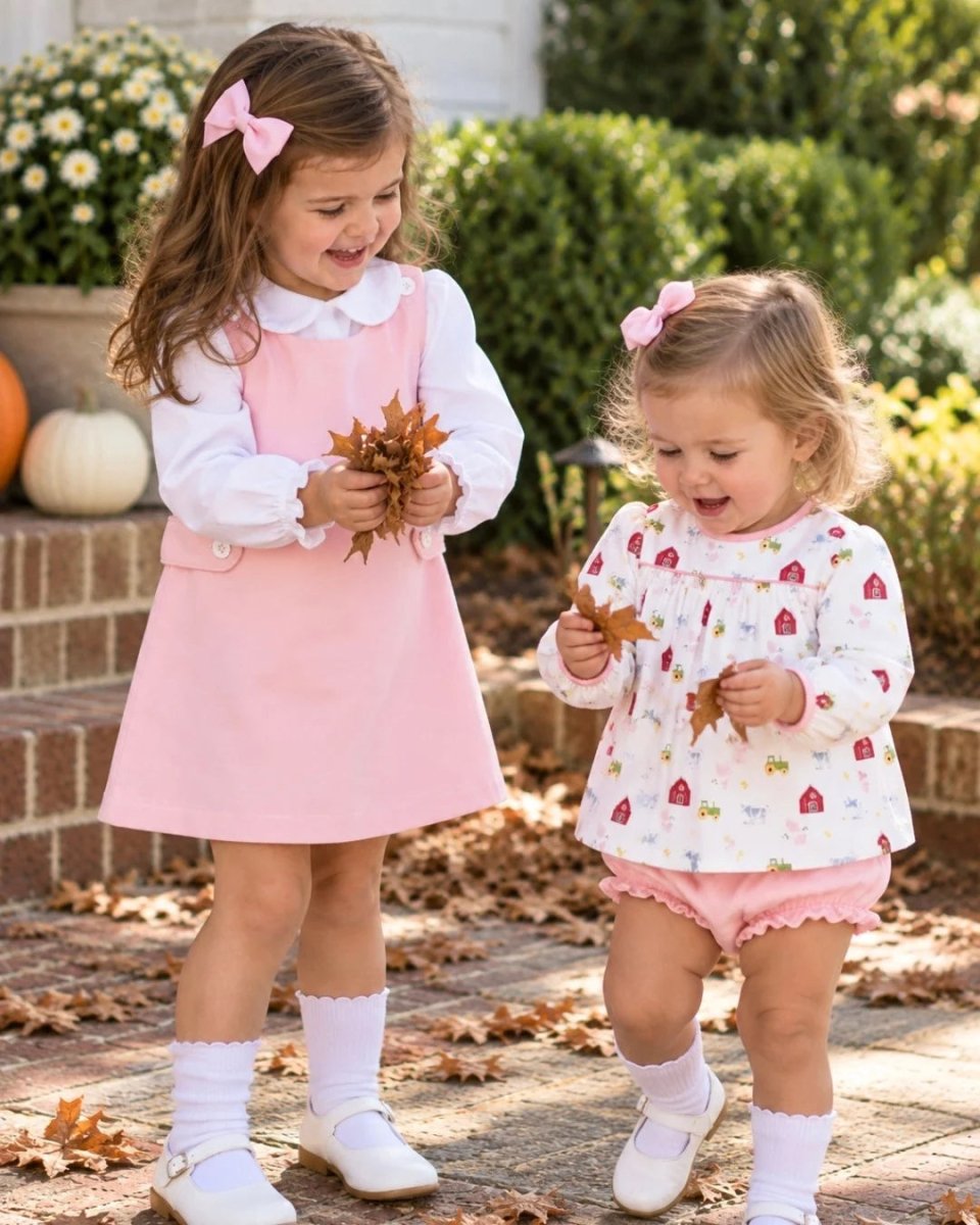 Jillian Jumper - Pensacola Pink Knit - Classic Dresses | Lullaby Set