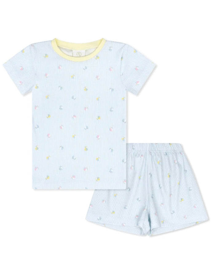 Landon Short Set - Beach Bounce, Yellow