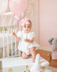 Ruth Ribbon Bubble - Blessings White, Pleasant Pink - Classic Bubbles | Lullaby Set