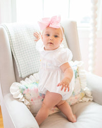 Ruth Ribbon Bubble - Blessings White, Pleasant Pink - Classic Bubbles | Lullaby Set