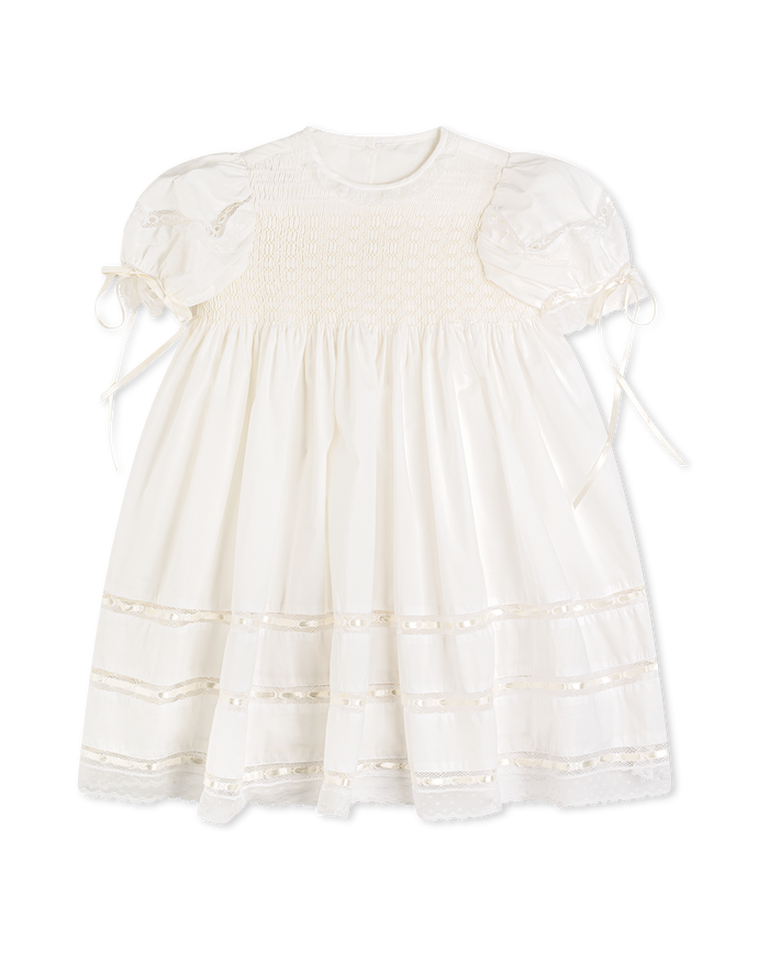 Middleton Dress - Blessings White Batiste