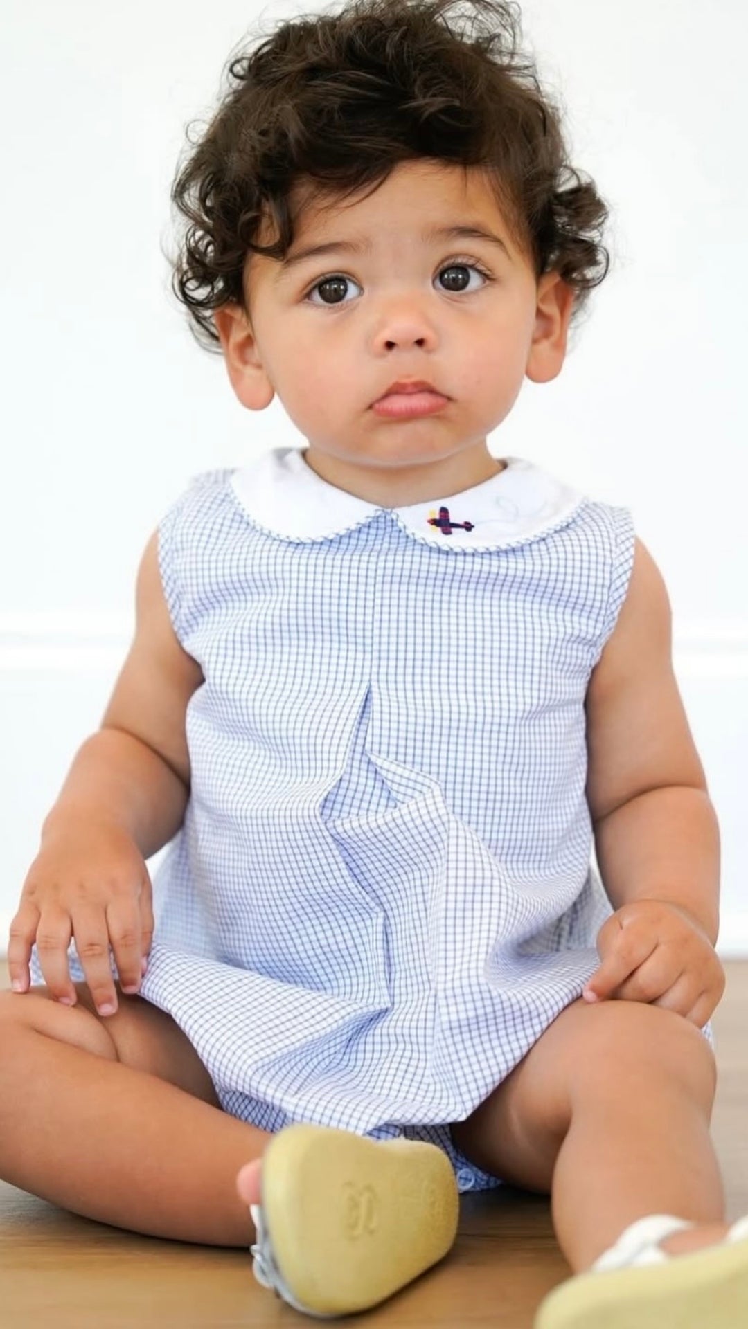 Collier Bubble - Newberry Navy Windowpane