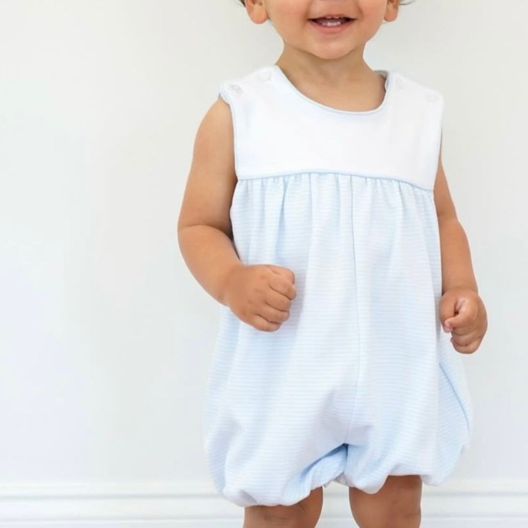 Charming Bubble - Seaside Blue Ministripe