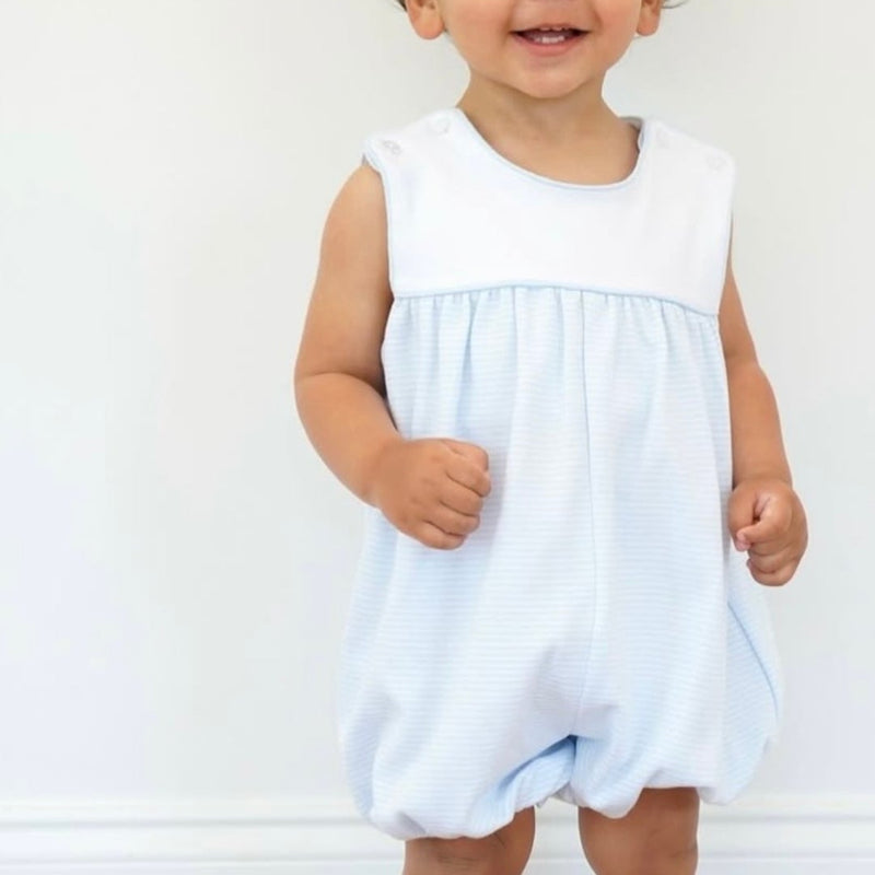 Charming Bubble - Seaside Blue Ministripe