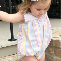 Charming Bubble - Petunia Pinstripe