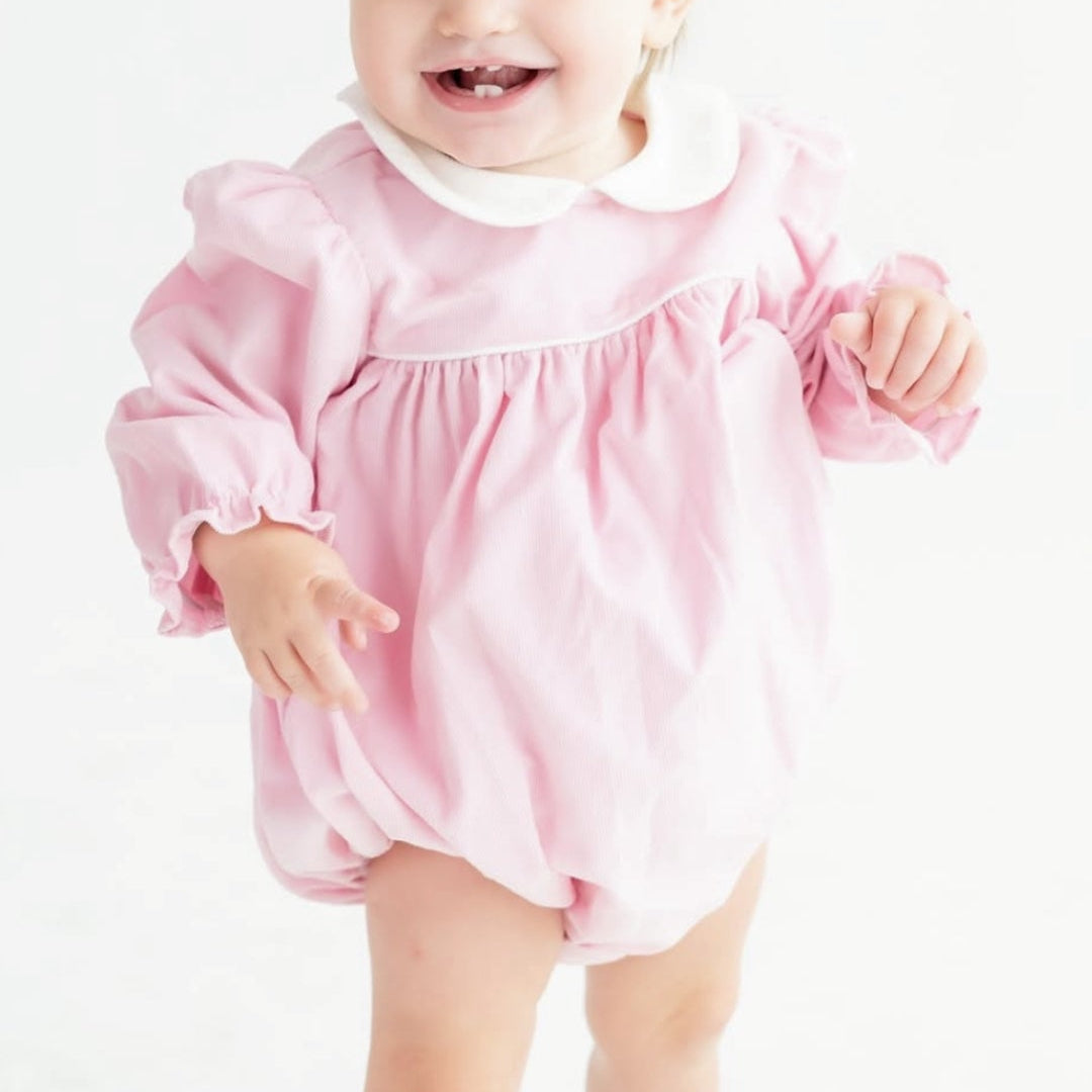 Charleston Bubble Long Sleeve - High Point Pink Corduroy – Lullaby Set