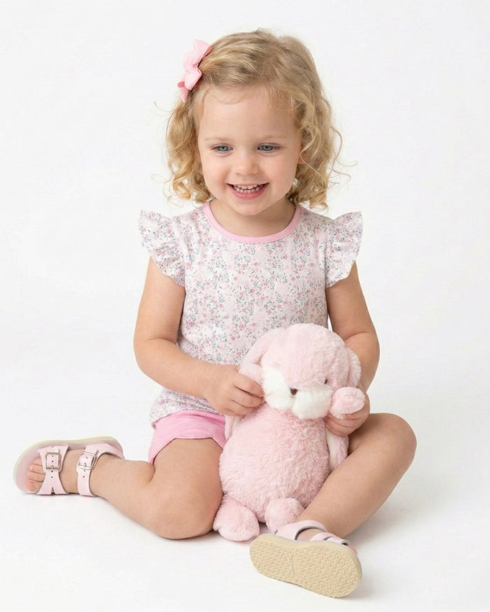 Angel Short Set - Belle Bunny Floral - Classic Sets | Lullaby Set