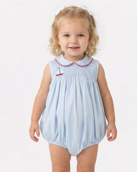 Ella Bubble - Brentwood Blue Pique, Sailboat - Classic Bubbles | Lullaby Set