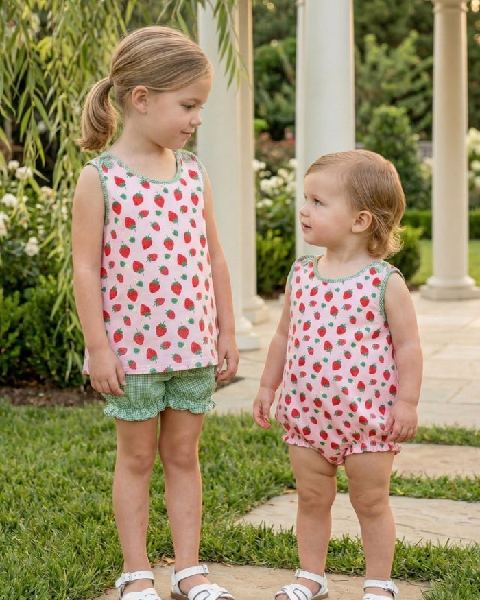 Honey Bubble - Berry Sweet, Green Minigingham - Classic Bubbles | Lullaby Set