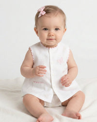 Maria Diaper Set - Blessings White, Butterfly - Classic Sets | Lullaby Set