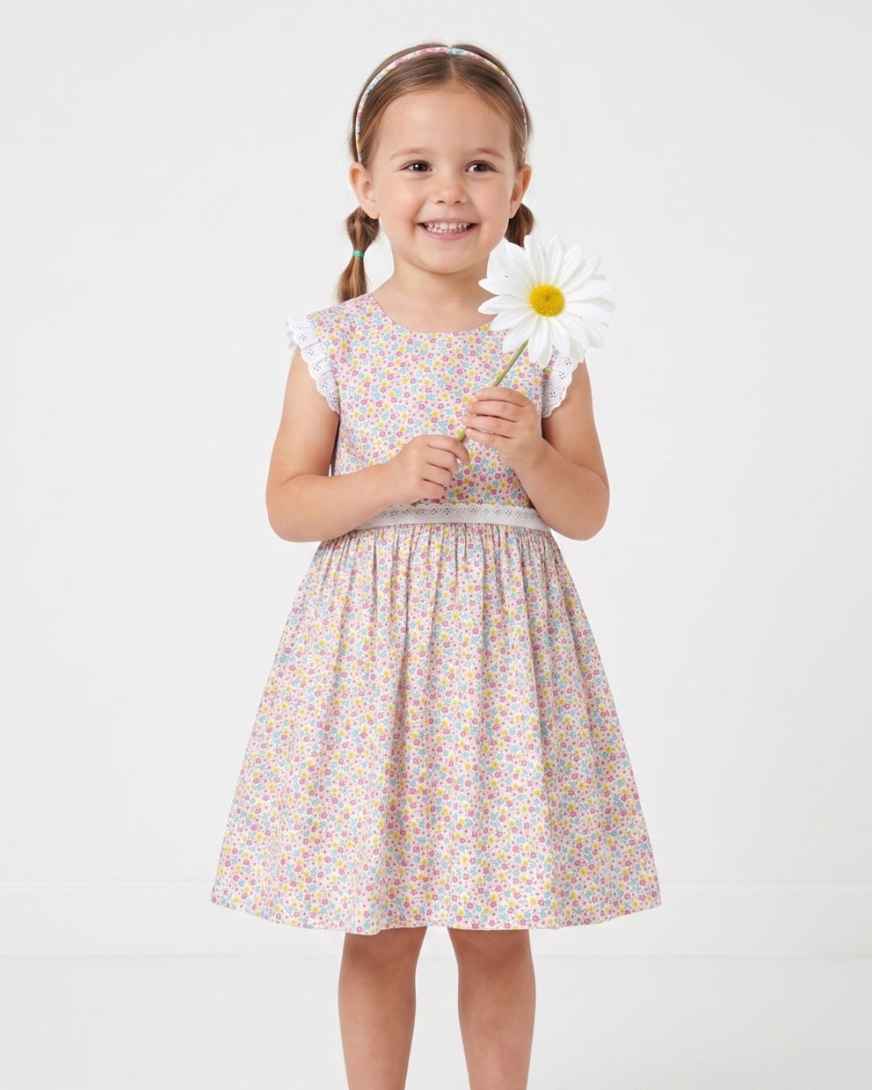 Pinafore Dress - Franklin Floral - Classic Dresses | Lullaby Set