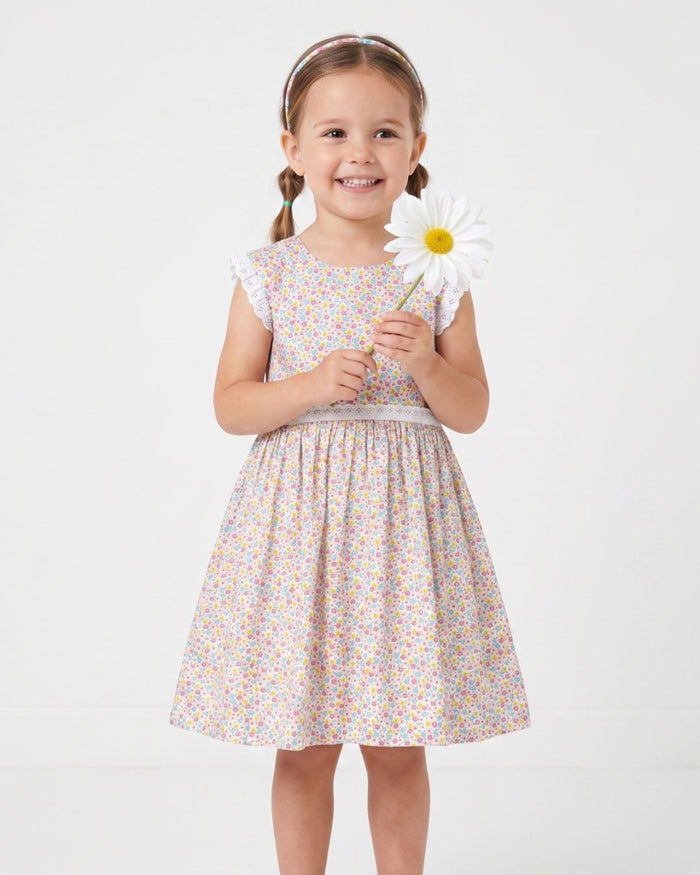 Pinafore Dress - Franklin Floral - Classic Dresses | Lullaby Set