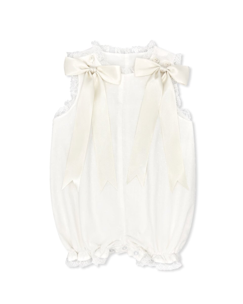Grace Bubble - Spring White Swiss Dot, Ecru - Classic Bubbles | Lullaby Set