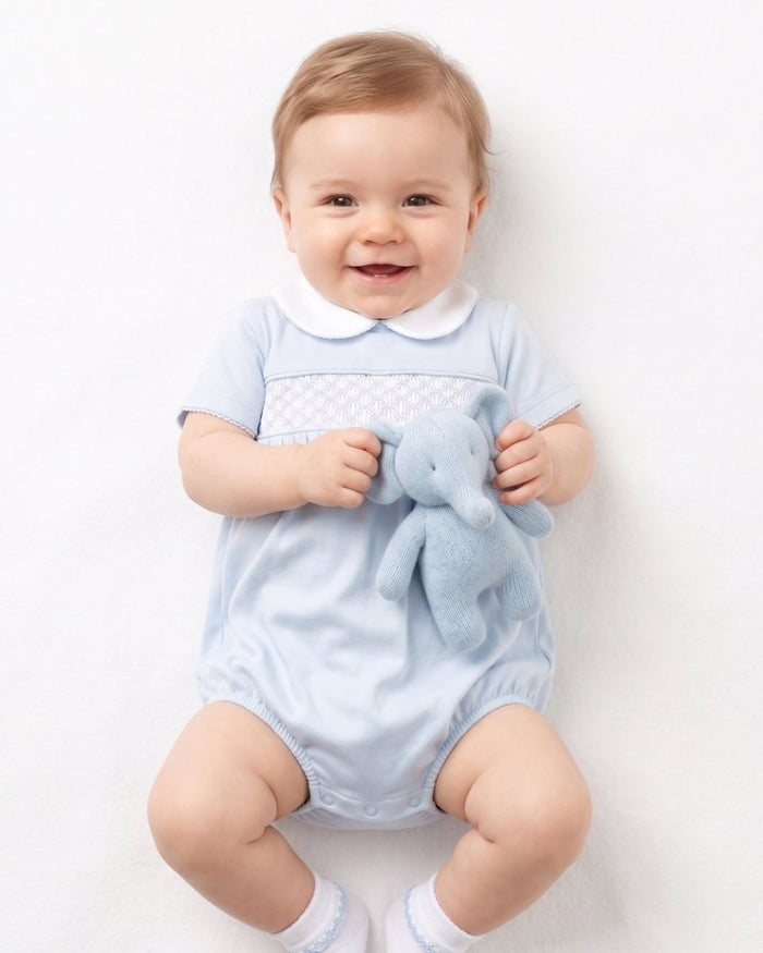 Windsor Bubble - Palmer Blue Pima - Classic Core Baby | Lullaby Set