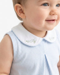 Collier Diaper Set - Palmer Blue Pima, Caterpillar - Classic Sets | Lullaby Set