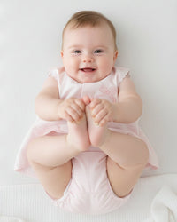 Maria Diaper Set - Blessing Pink, Bow - Classic Sets | Lullaby Set
