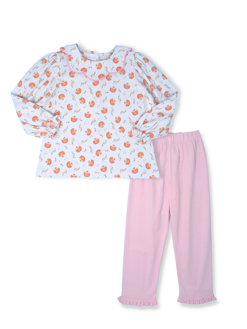 Scarlett Pant Set LS - Pumpkin