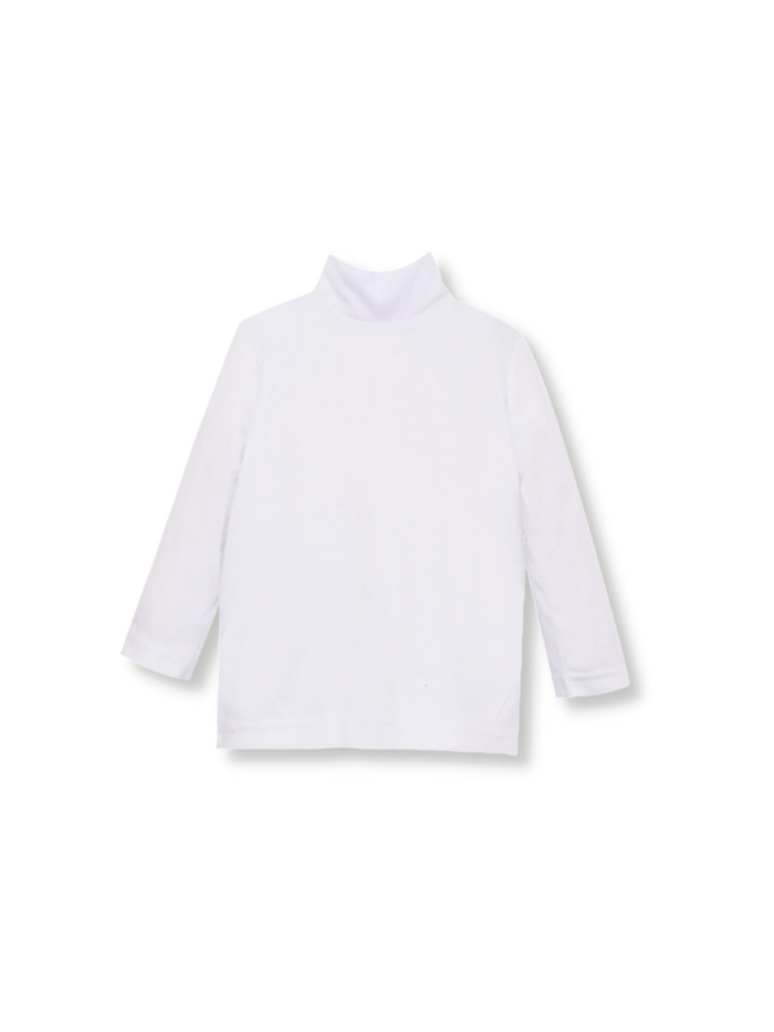 Tot Turtleneck - All White