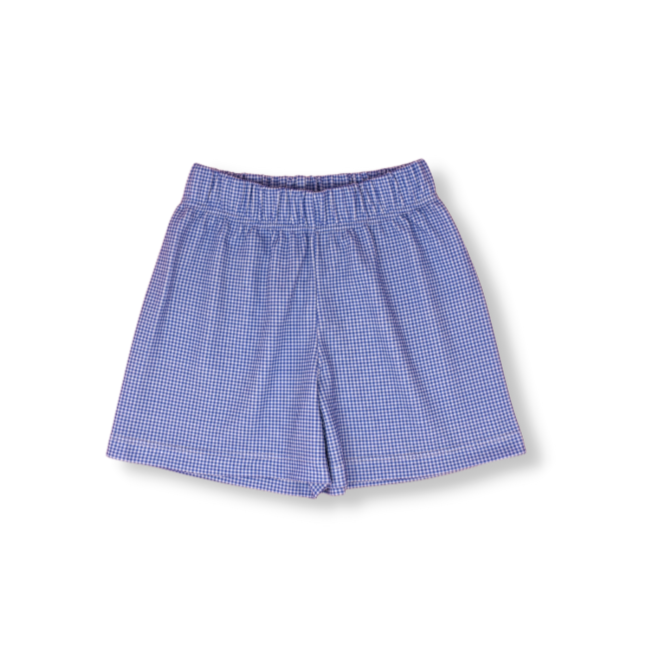 Stewart Short - Royal Minigingham Woven