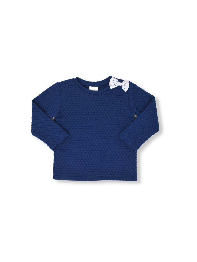 Precious Pullover - Navy/Floral