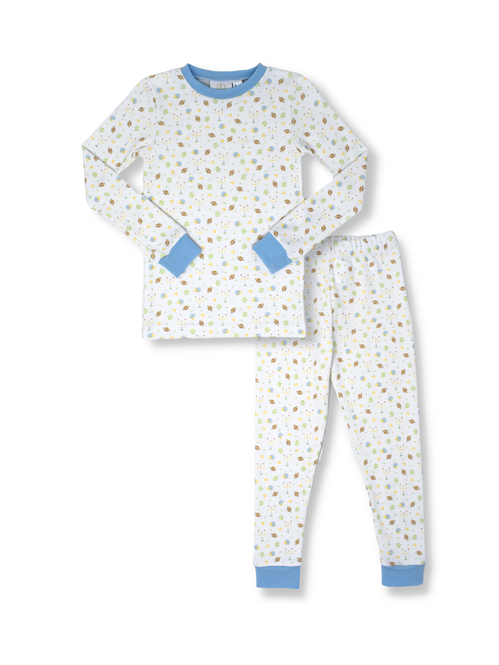 Sweet Pea PJ Set - Football