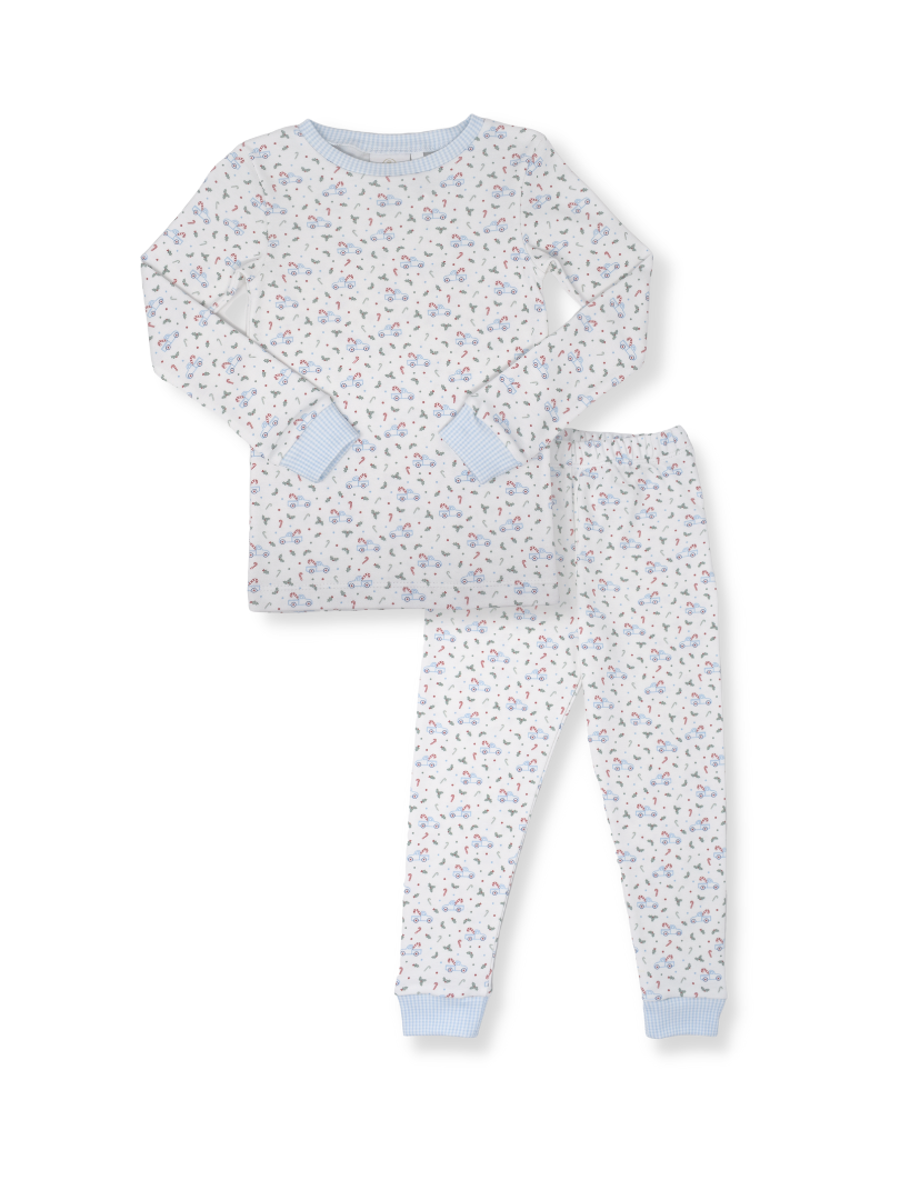 Sweet Pea PJ Set - Holly/Truck