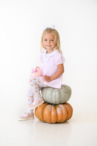 Timeless Tab Legging Set - Pink Pumpkin