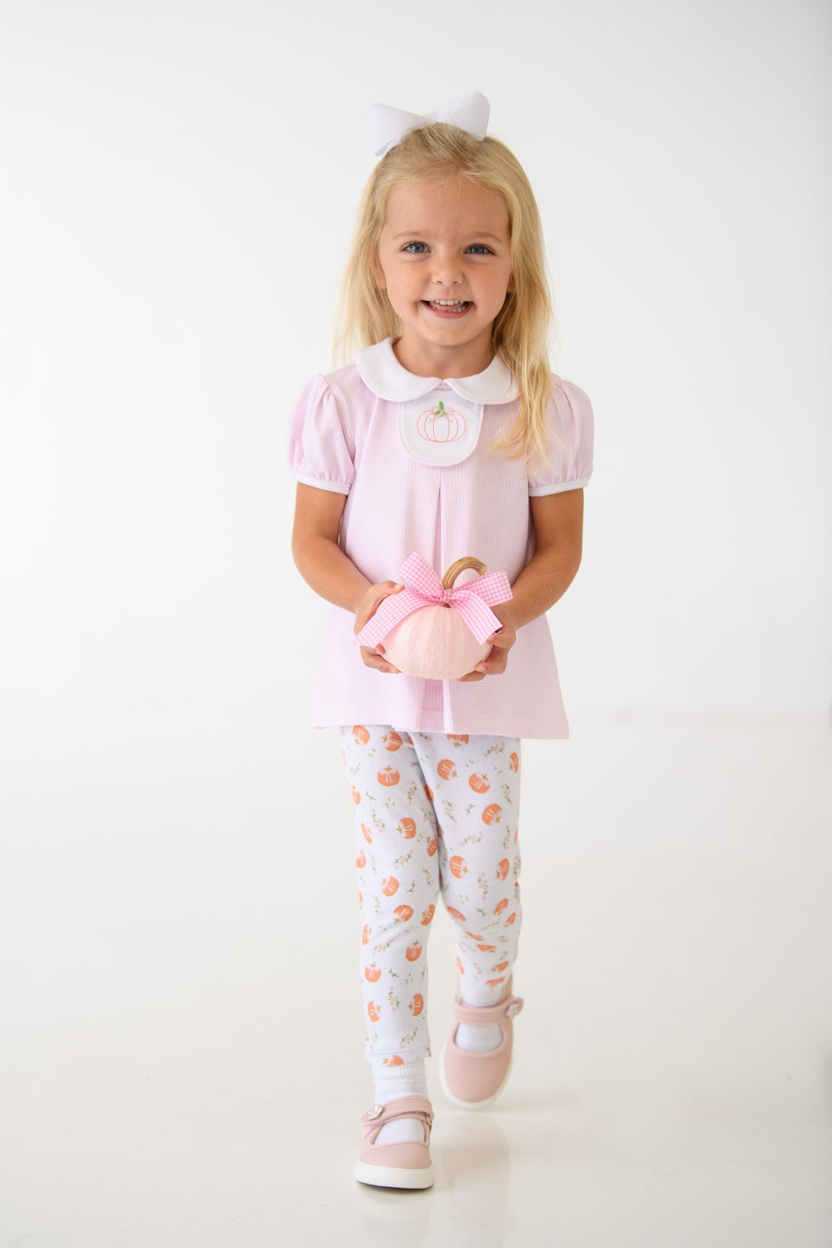 Timeless Tab Legging Set - Pink Pumpkin