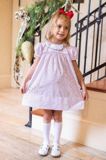 Eloise Dress - Red Bitty Dot