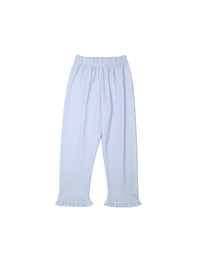 Perfect Match Pant - Blue Minigingham