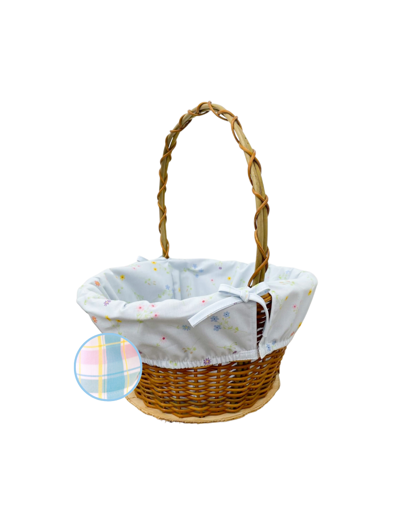 Easter Basket Cover - Plaid