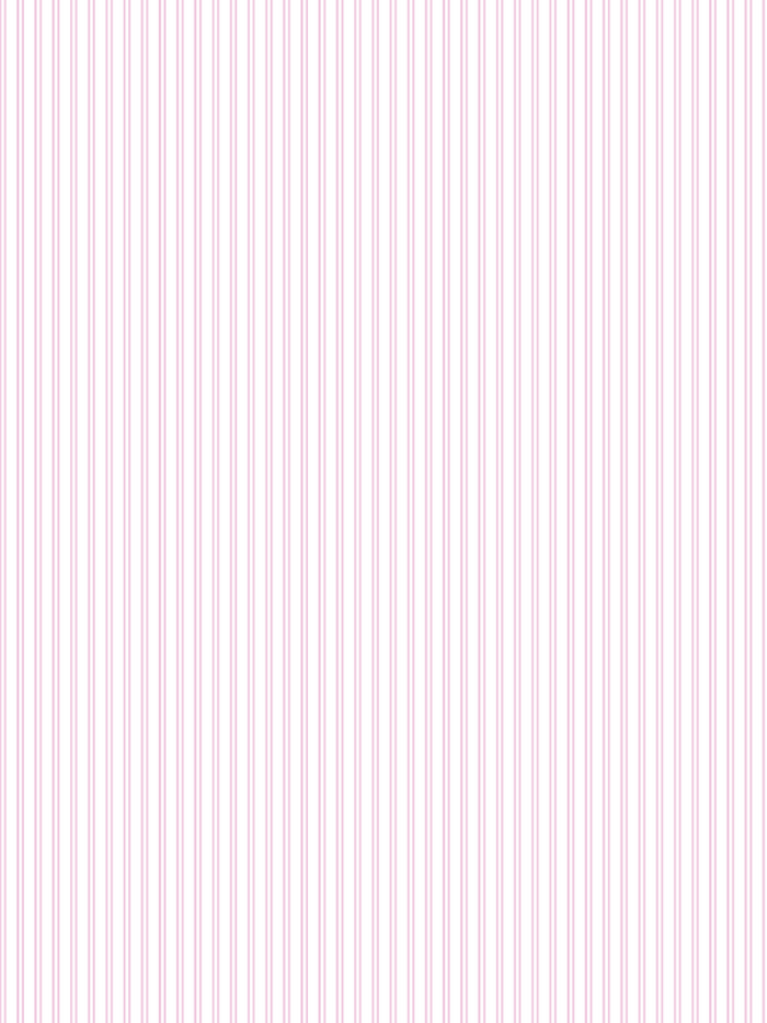 Susie Scallop Skirt  - Pink Pinstripe