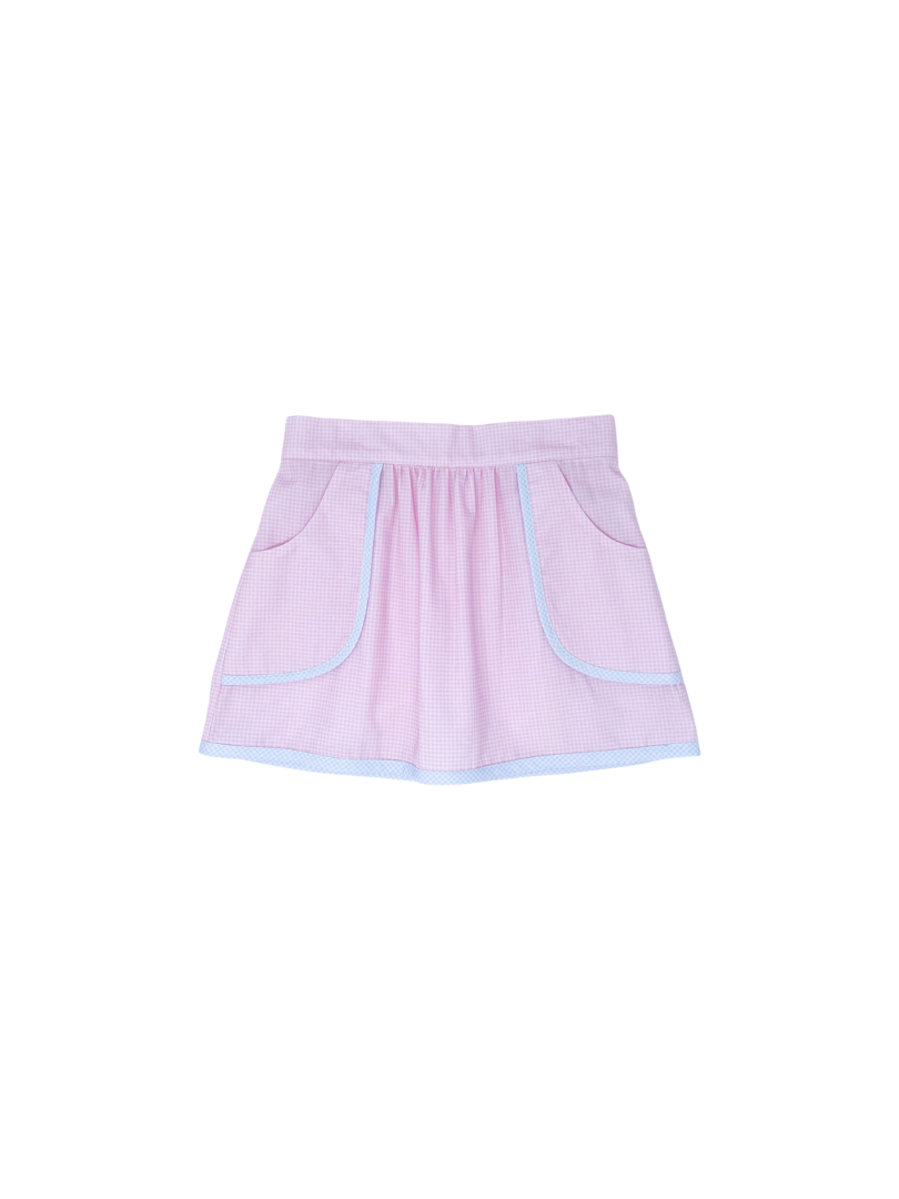 Isabella Skirt - Pink / Blue Minigingham