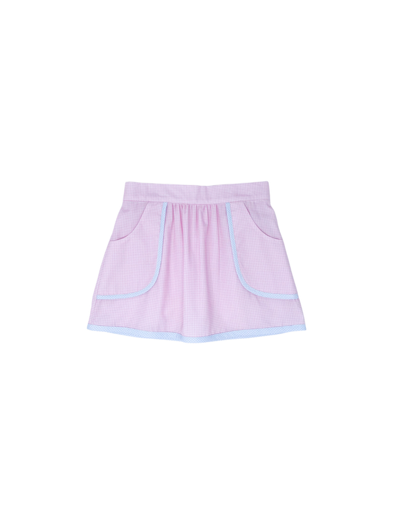 Isabella Skirt - Pink / Blue Minigingham