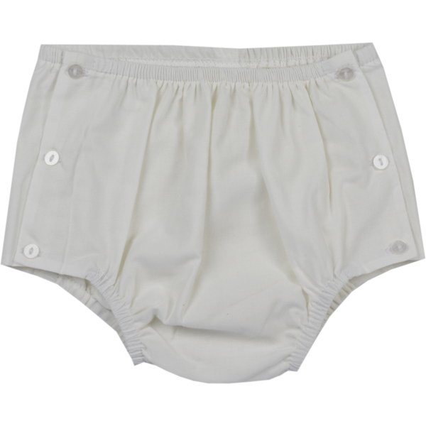 Darling Diaper Cover - White