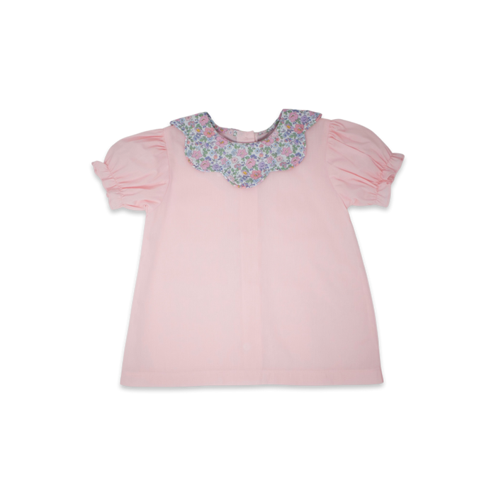 Scarlett Blouse - Pink, Floral